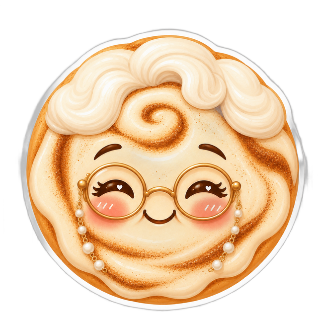 Cinnamon Bun Cookies mascot